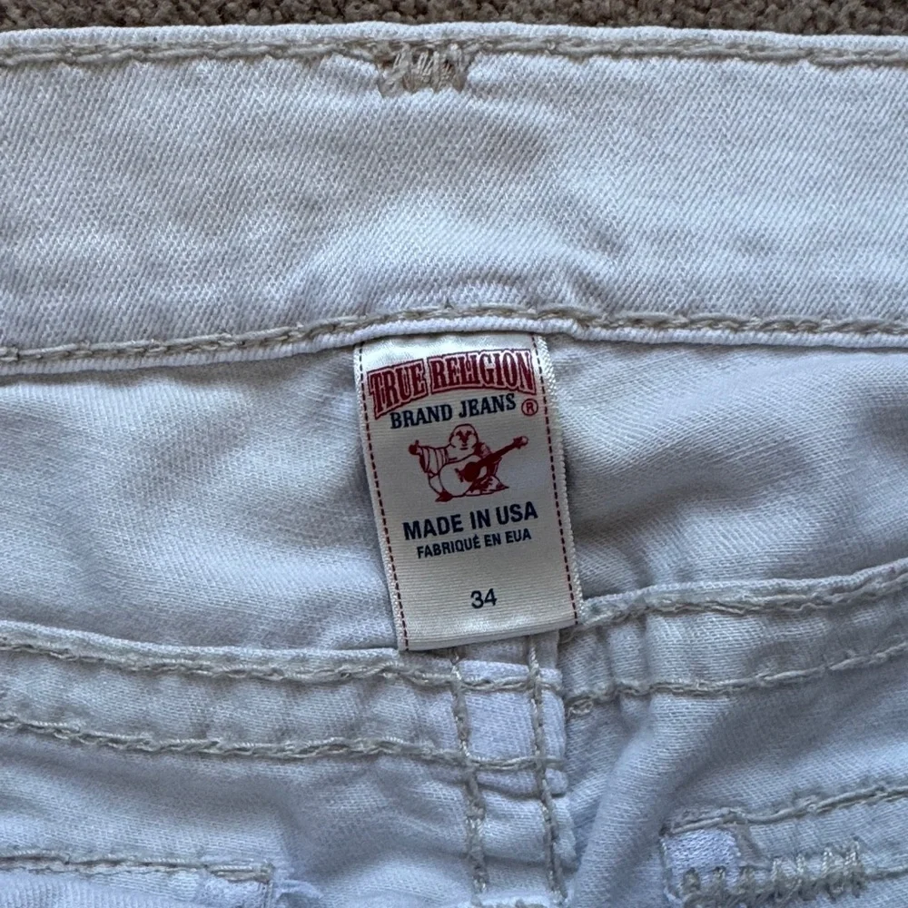 Men's True Religion White Jeans